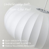 Soft silk-like pendant light texture detail